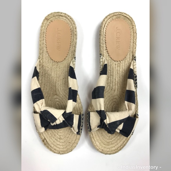 J Crew Knotted espadrille slides - Picture 2 of 4
